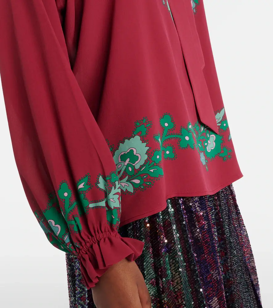 La DoubleJ Cerere floral satin blouse | Thumbnail 2