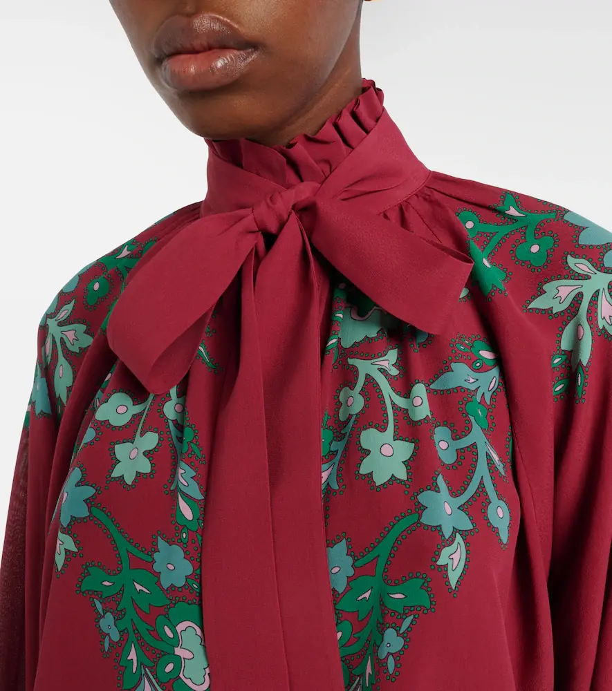 La DoubleJ Cerere floral satin blouse | Thumbnail 6