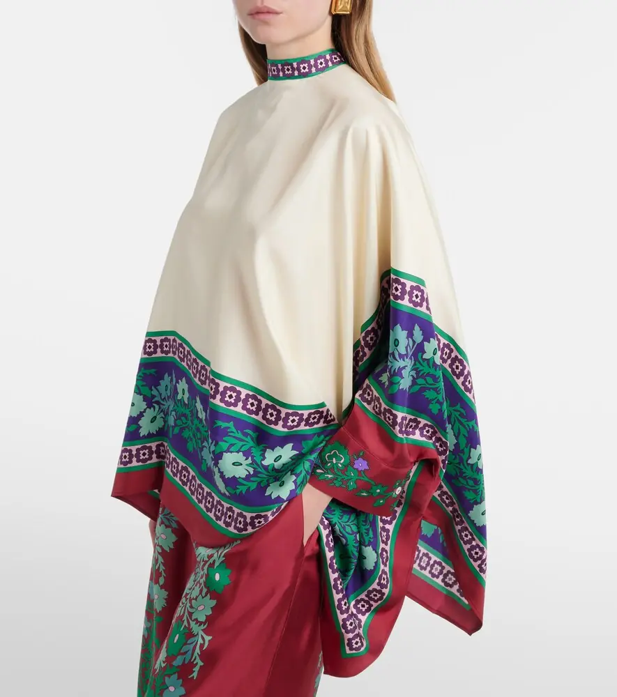 La DoubleJ Foulard printed silk twill shirt | Thumbnail 2