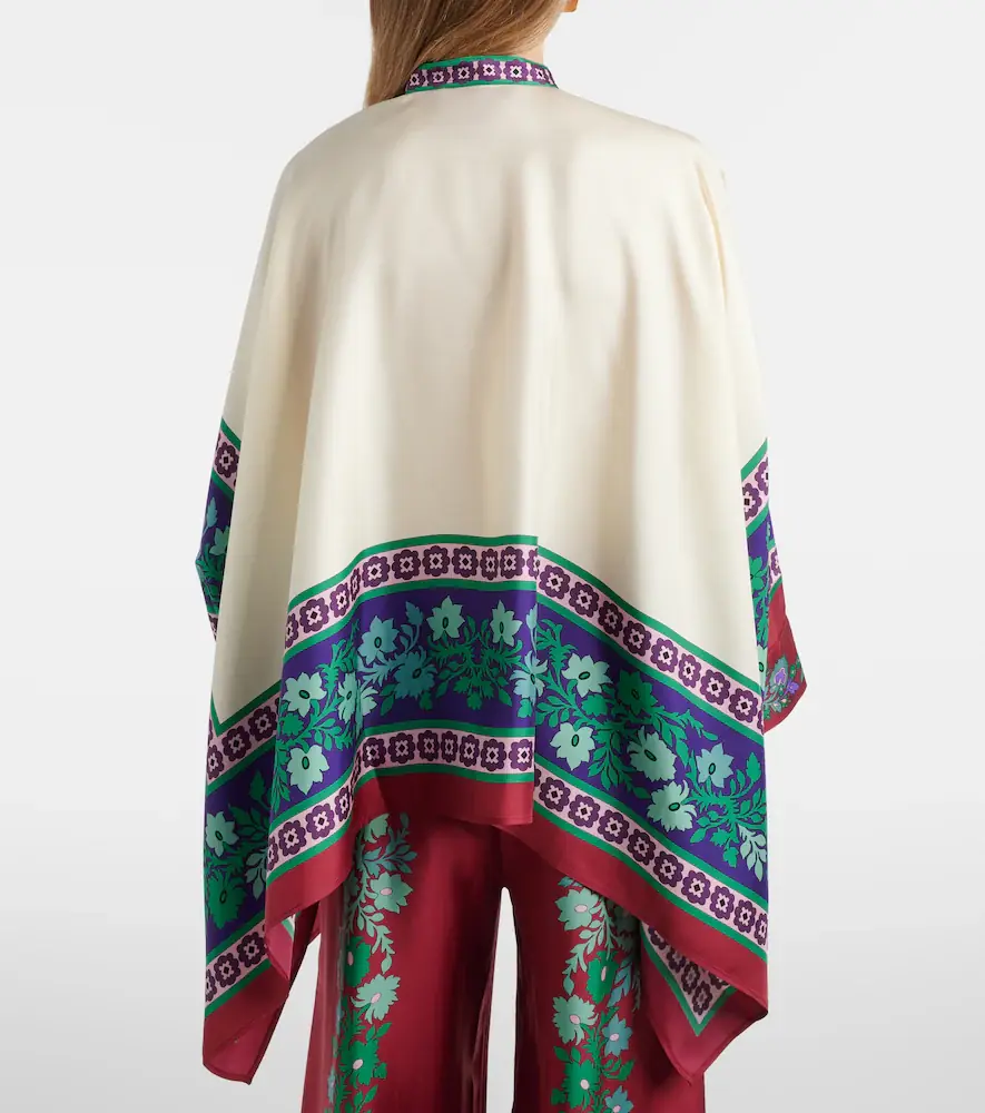 La DoubleJ Foulard printed silk twill shirt | Thumbnail 3