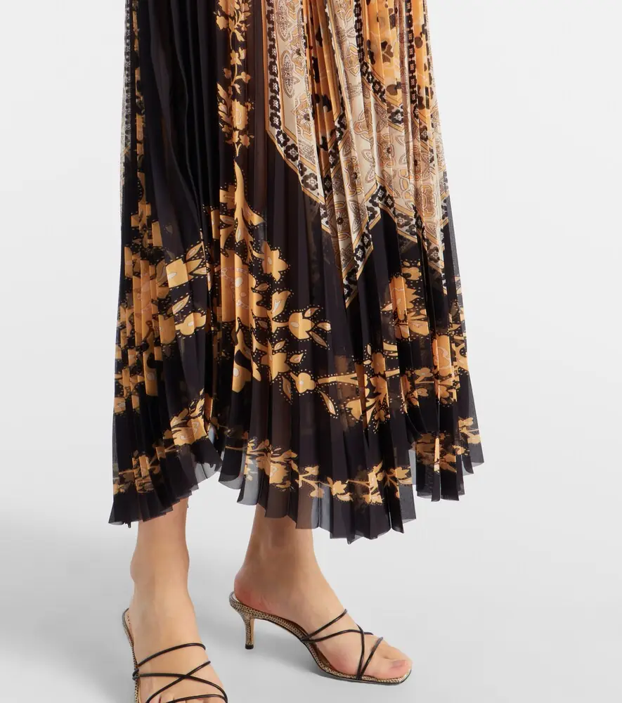 La DoubleJ Moondance plissé satin midi dress | Thumbnail 6 La DoubleJ Moondance plissé satin midi dress | Thumbnail 6