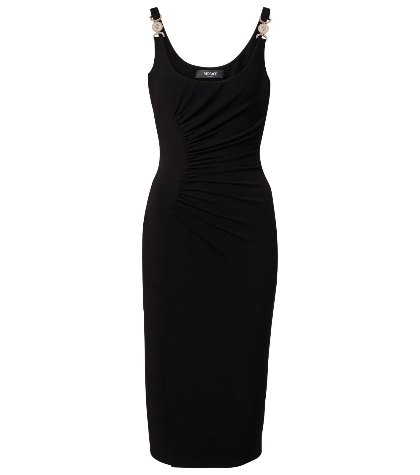 Medusa crêpe jersey cocktail dress
