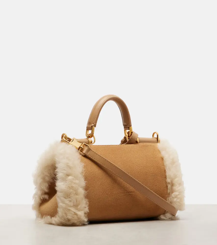 Dolce & Gabbana My Sicily Small suede top-handle bag | Thumbnail 2 Dolce & Gabbana My Sicily Small suede top-handle bag | Thumbnail 2