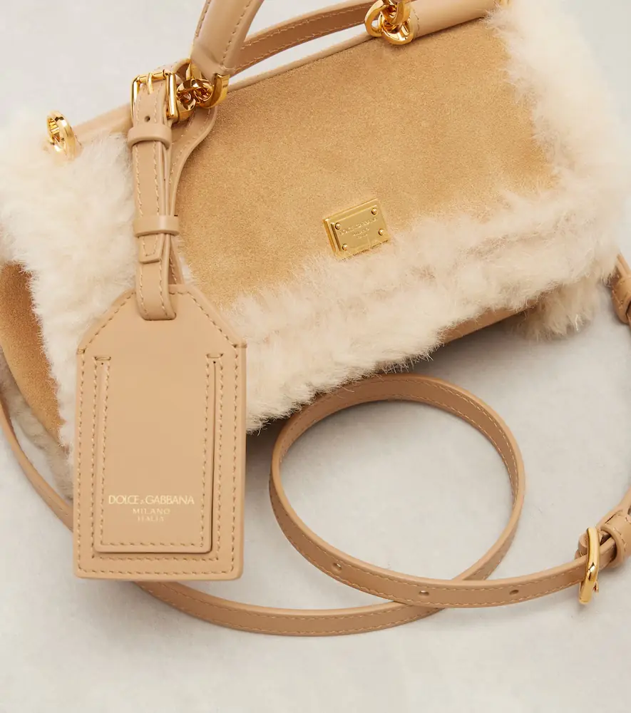 Dolce & Gabbana My Sicily Small suede top-handle bag | Thumbnail 3 Dolce & Gabbana My Sicily Small suede top-handle bag | Thumbnail 3