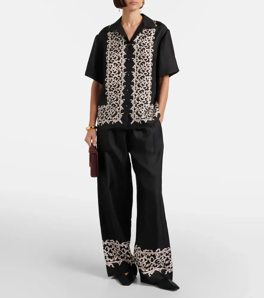 Rebecca Vallance Sundia silk shirt | Thumbnail 5