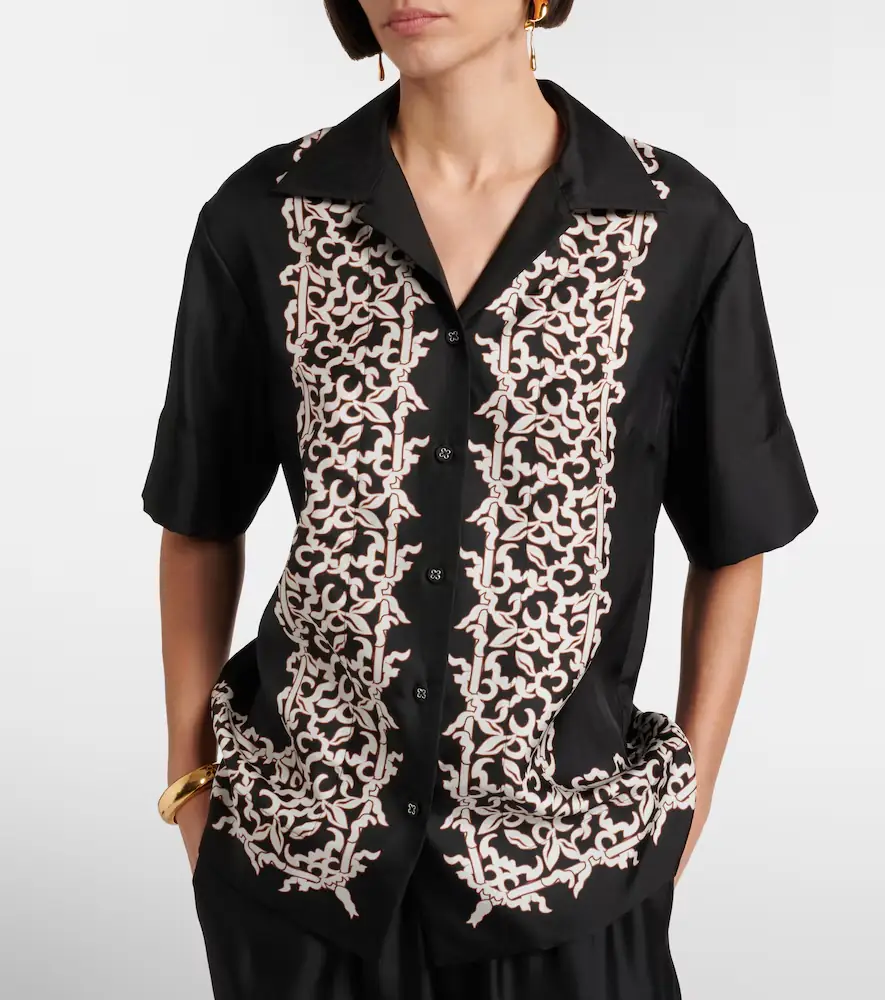 Rebecca Vallance Sundia silk shirt | Thumbnail 6