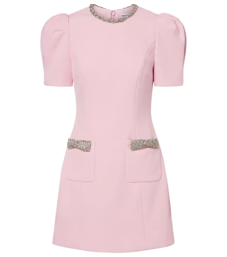 Rebecca Vallance Nemy embellished crêpe minidress | Image 1 Rebecca Vallance Nemy embellished crêpe minidress | Image 1