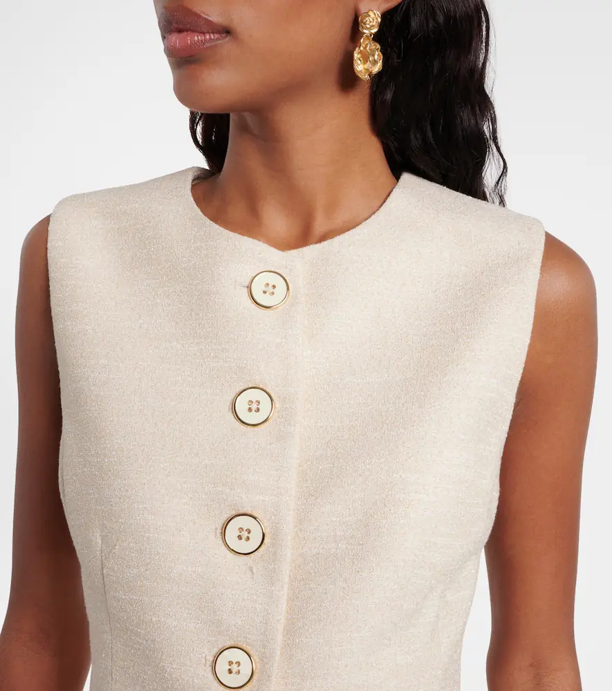 Rebecca Vallance Winnie tweed vest | Thumbnail 2 Rebecca Vallance Winnie tweed vest | Thumbnail 2