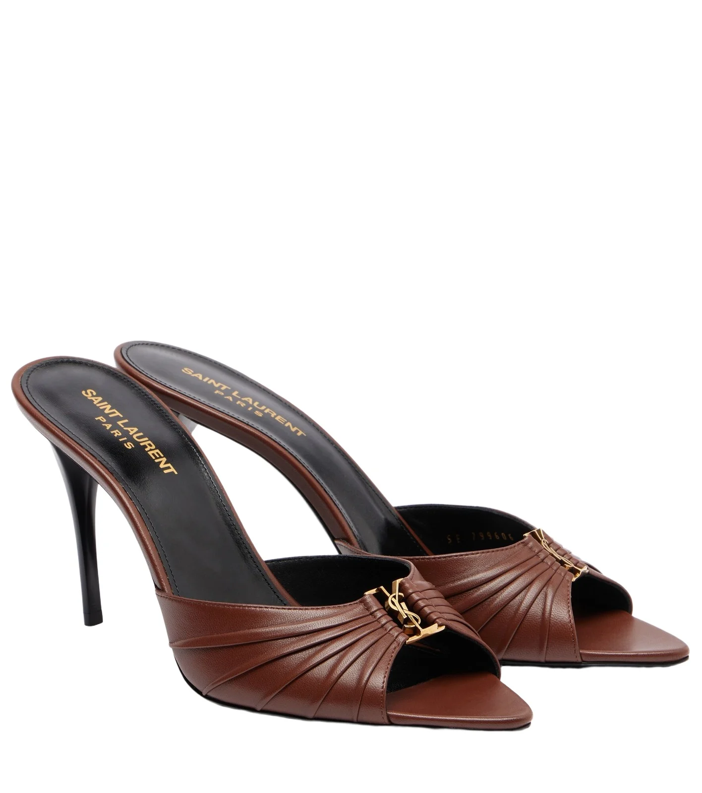 Babylone Cassandre 90 leather mules Babylone Cassandre 90 leather mules
