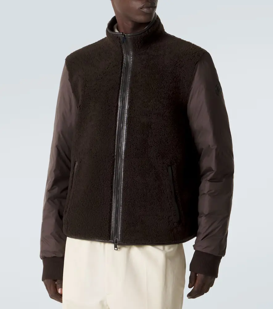Moncler Reversible shearling down jacket | Thumbnail 6 Moncler Reversible shearling down jacket | Thumbnail 6