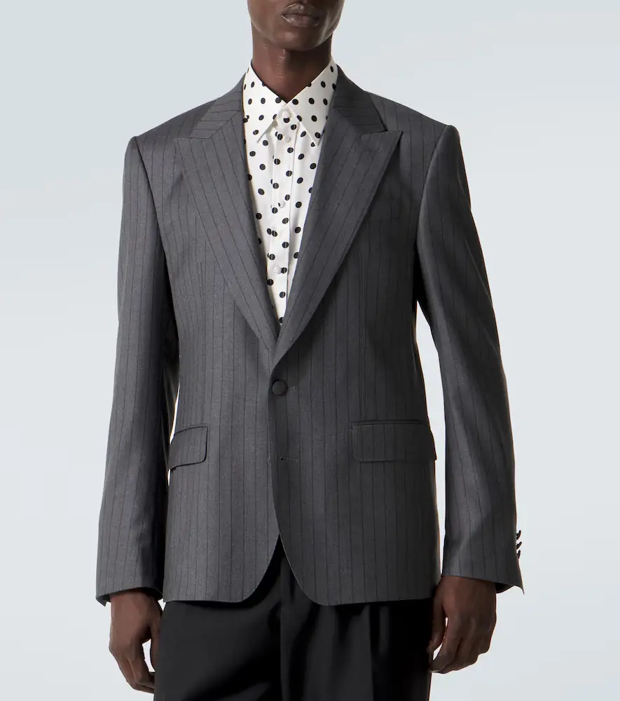 Dolce & Gabbana Pinstripe virgin wool blazer | Thumbnail 7 Dolce & Gabbana Pinstripe virgin wool blazer | Thumbnail 7