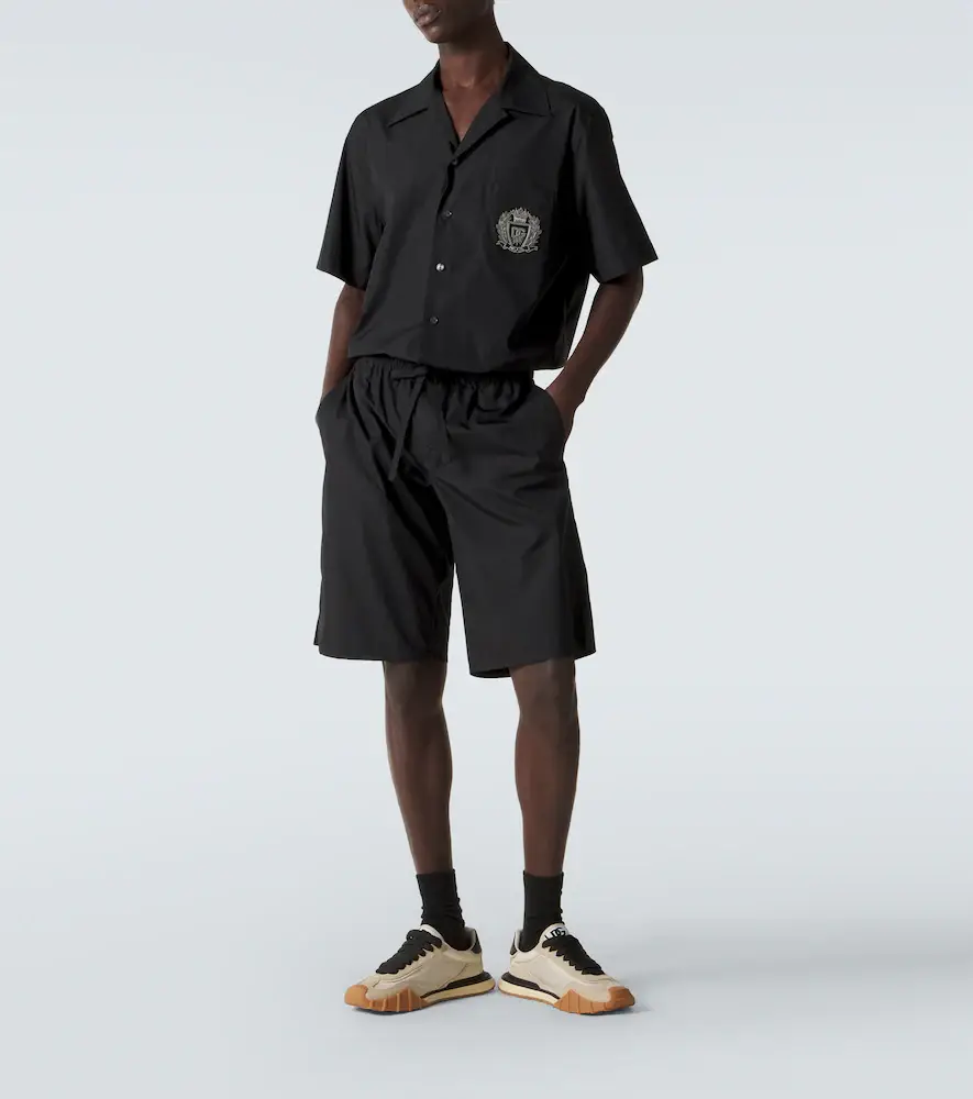 Dolce & Gabbana Logo cotton poplin bowling shirt | Thumbnail 5 Dolce & Gabbana Logo cotton poplin bowling shirt | Thumbnail 5