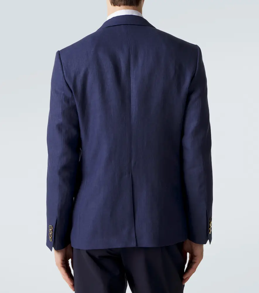 Dolce & Gabbana Logo single-breasted linen blazer | Thumbnail 7 Dolce & Gabbana Logo single-breasted linen blazer | Thumbnail 7