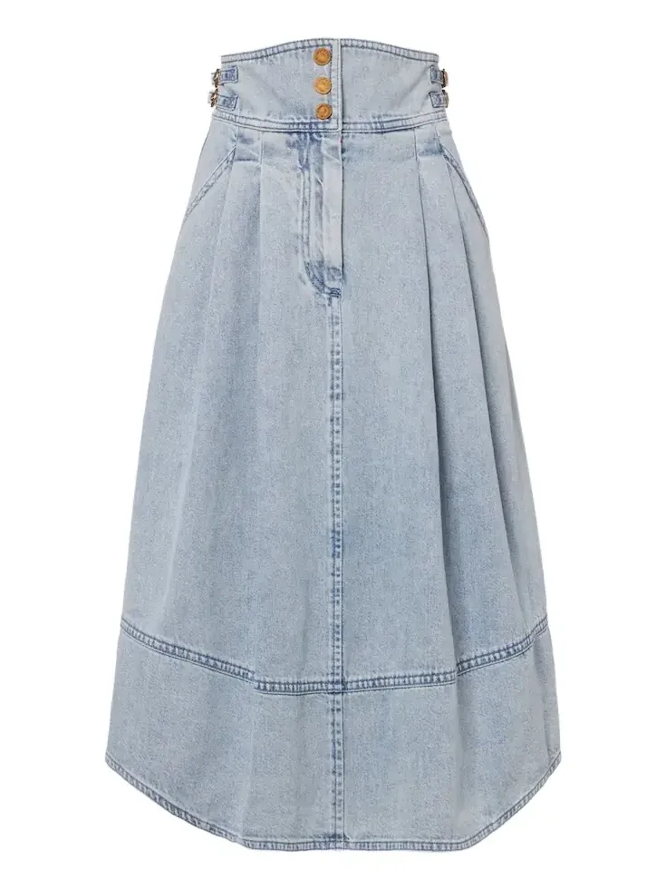 Wandlerlust denim midi skirt Wandlerlust denim midi skirt
