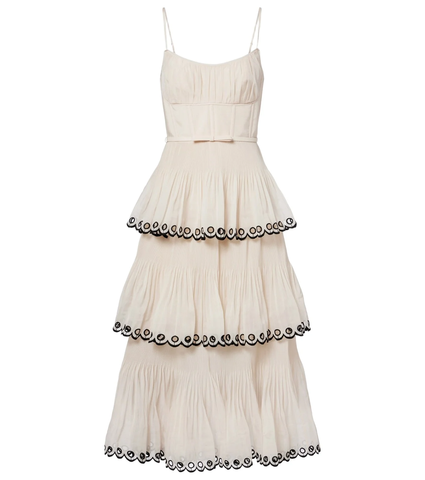 Zimmermann Embroidered bustier dress