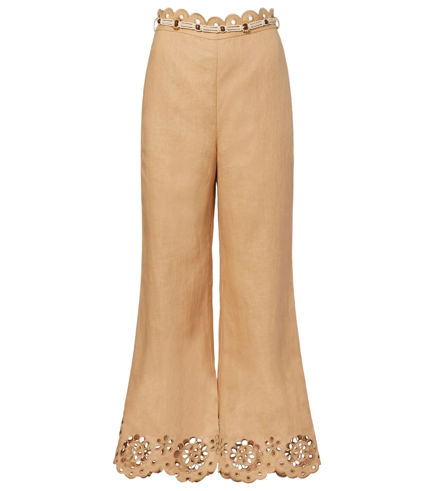 Awaken linen cropped flared pants