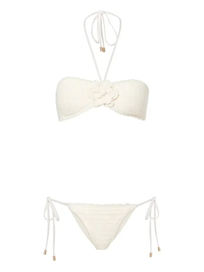 Awaken crochet cotton bikini
