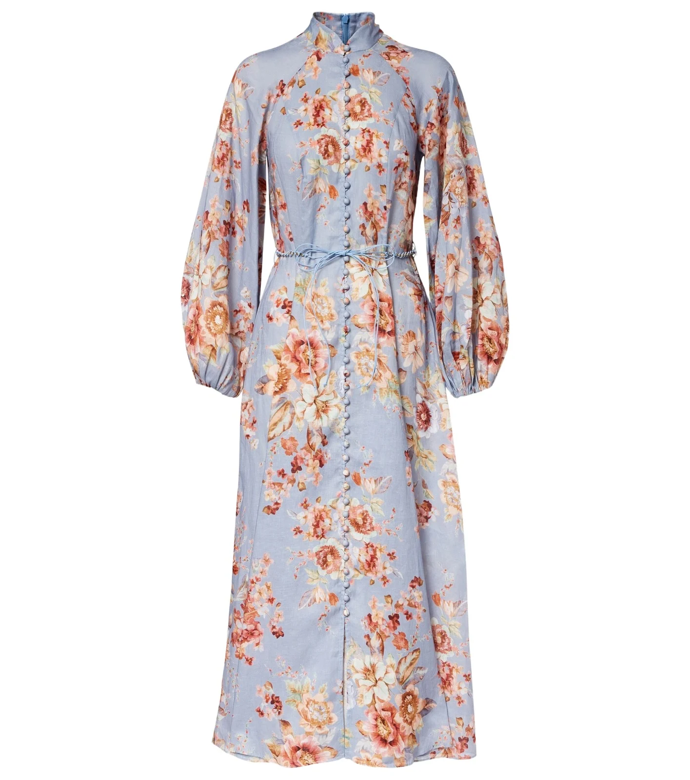 Awaken floral linen midi dress Awaken floral linen midi dress