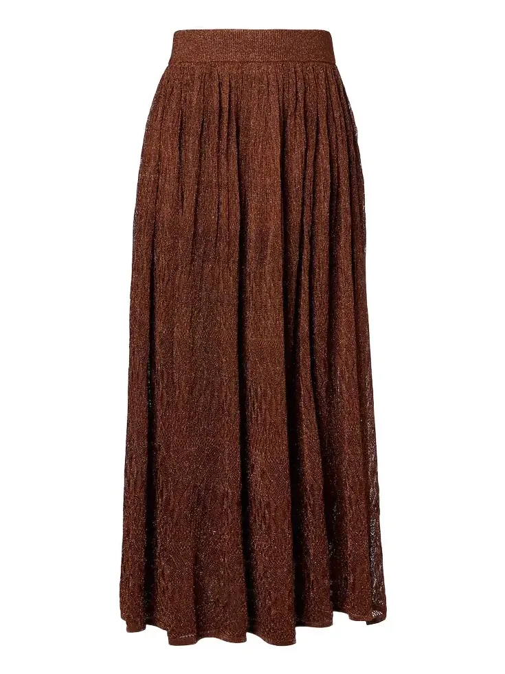 Awaken lamé lace midi skirt Awaken lamé lace midi skirt