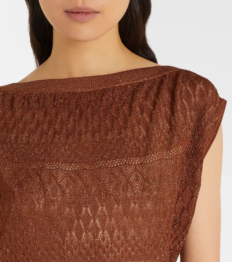 Zimmermann Awaken lamé lace top | Thumbnail 2 Zimmermann Awaken lamé lace top | Thumbnail 2