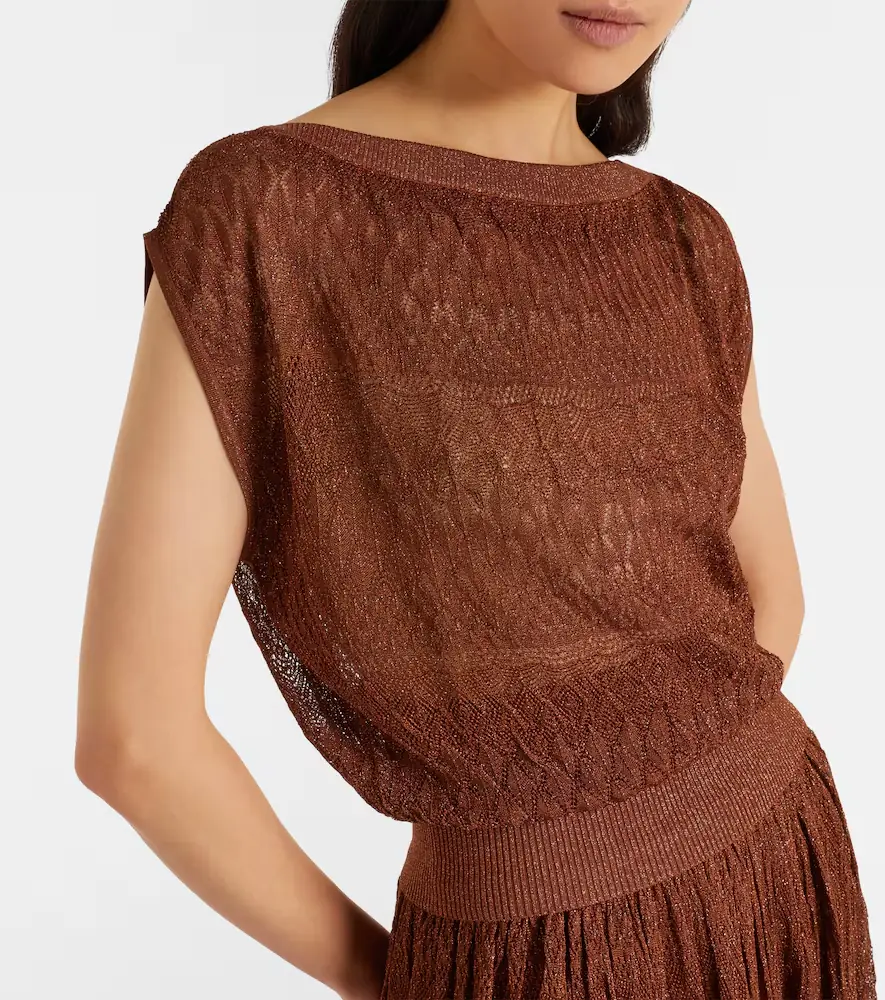 Zimmermann Awaken lamé lace top | Thumbnail 3 Zimmermann Awaken lamé lace top | Thumbnail 3