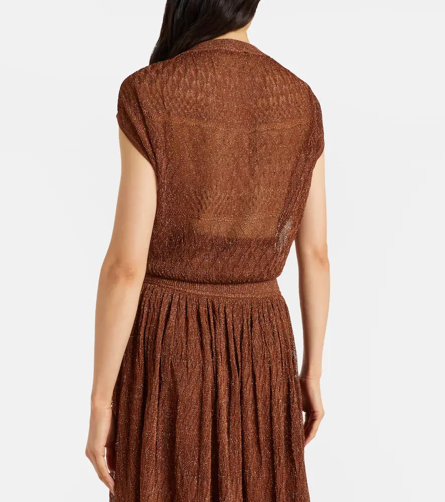 Zimmermann Awaken lamé lace top | Thumbnail 4 Zimmermann Awaken lamé lace top | Thumbnail 4