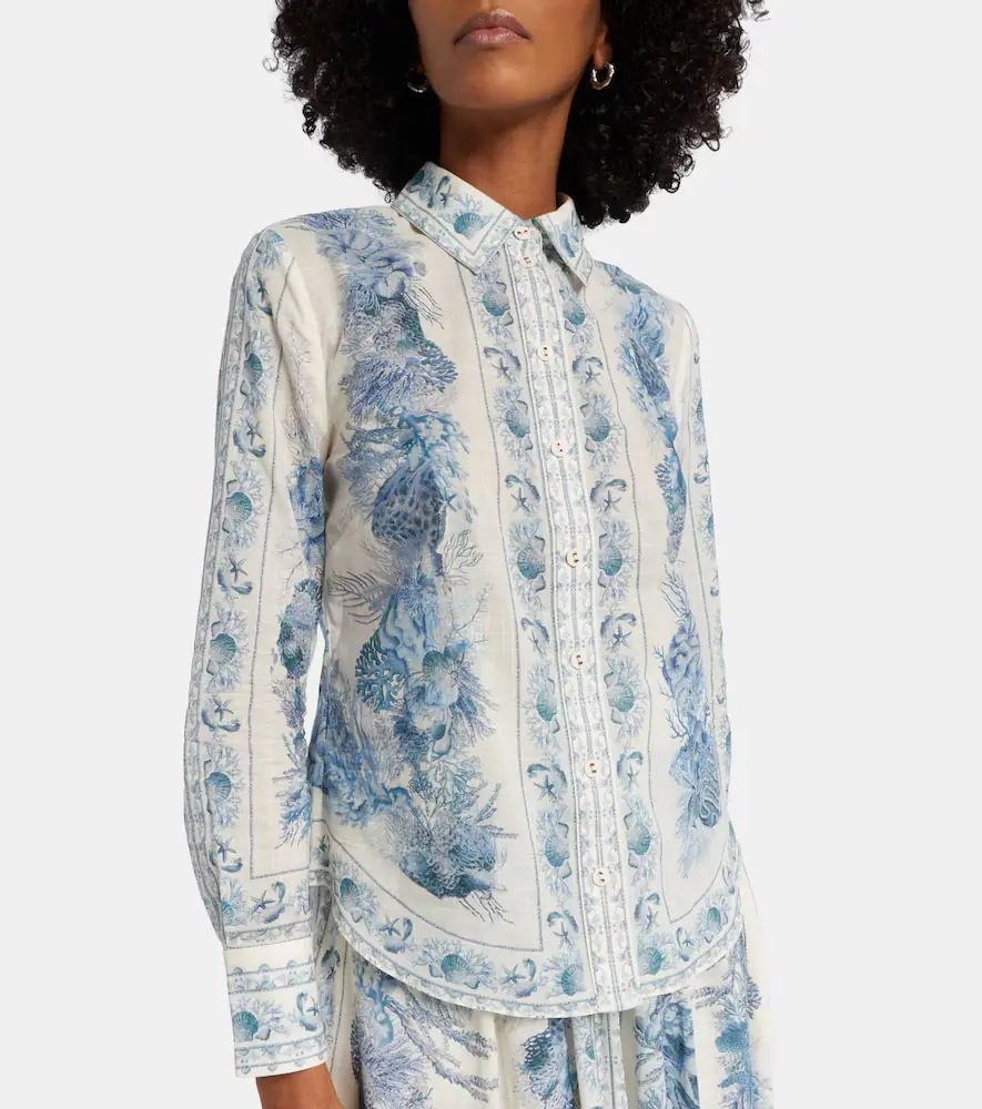 Zimmermann Wanderlust cotton shirt | Thumbnail 3 Zimmermann Wanderlust cotton shirt | Thumbnail 3