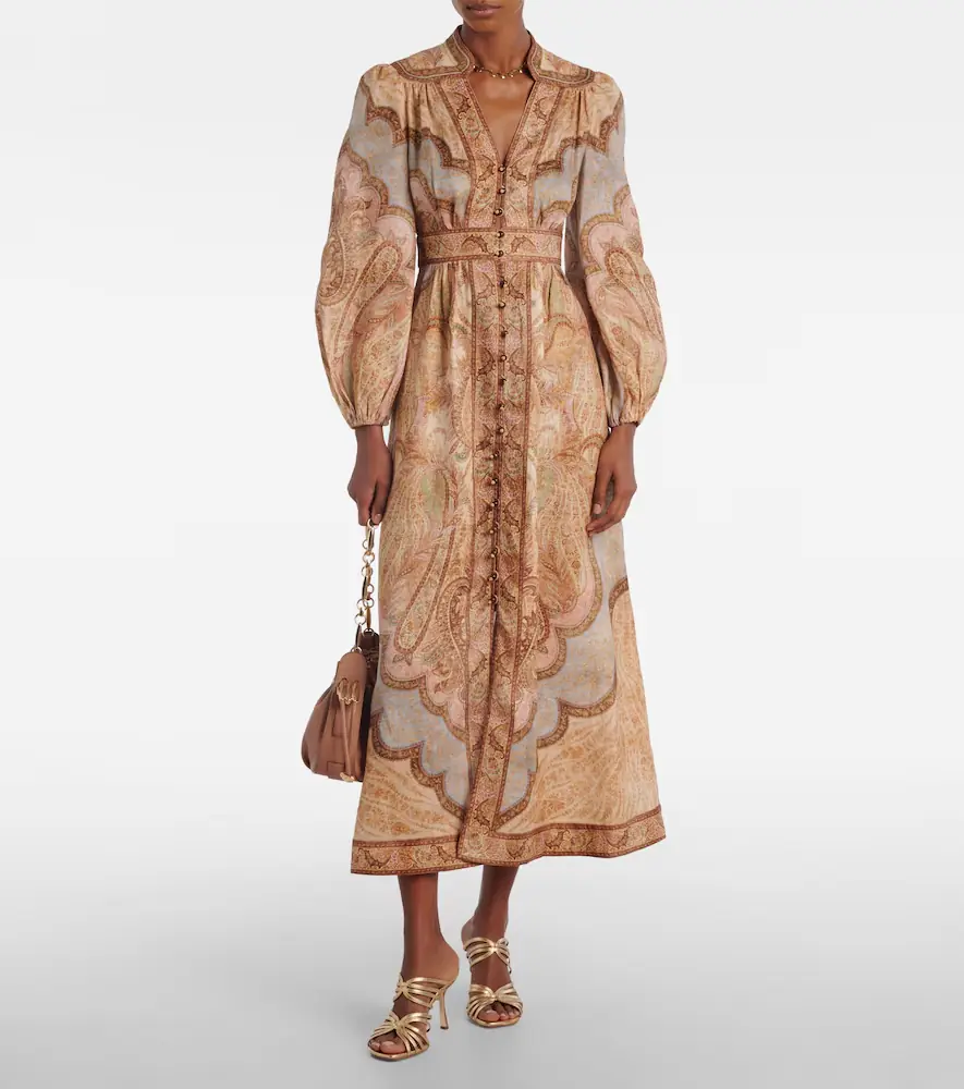 Zimmermann Wanderlust printed linen shirt dress | Thumbnail 2