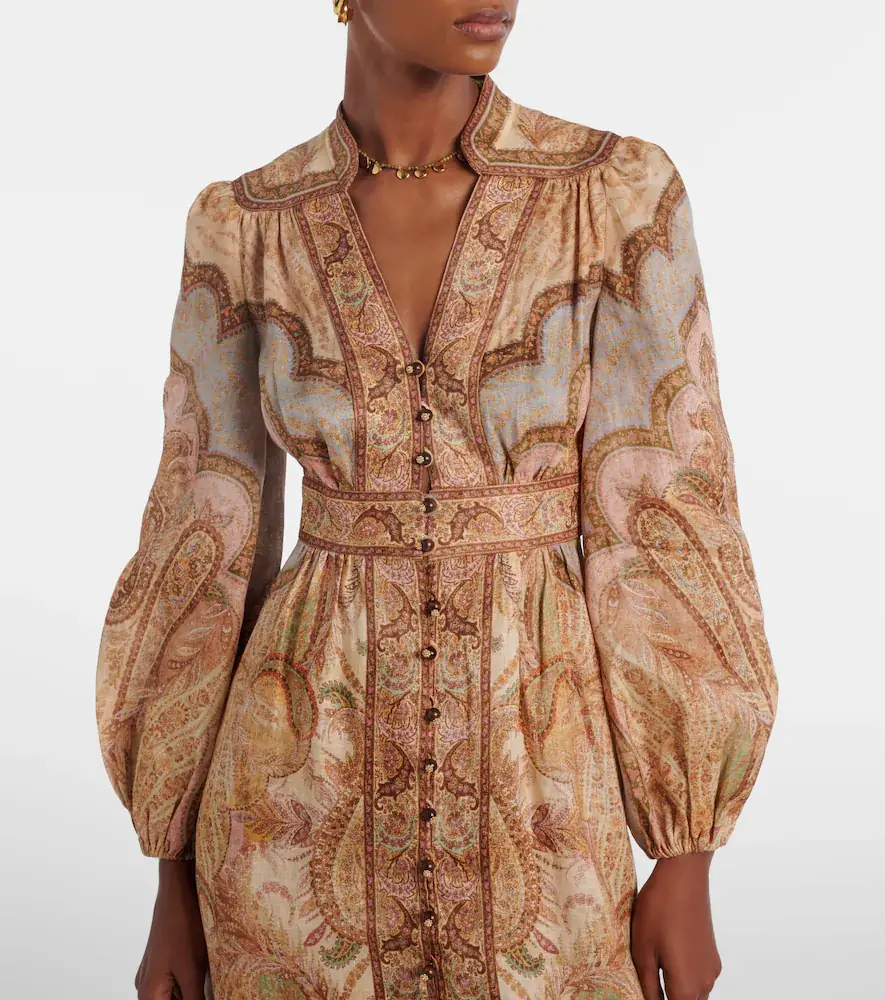 Zimmermann Wanderlust printed linen shirt dress | Thumbnail 5