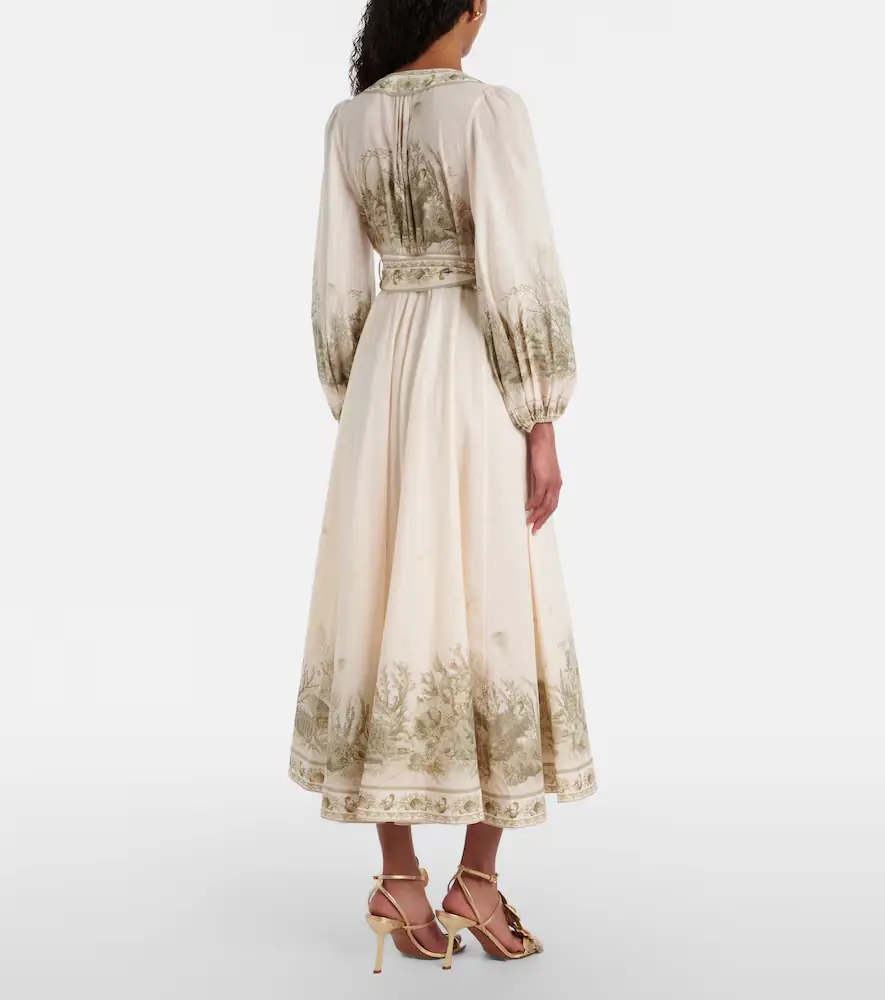 Zimmermann Wanderlust printed cotton wrap dress | Thumbnail 2