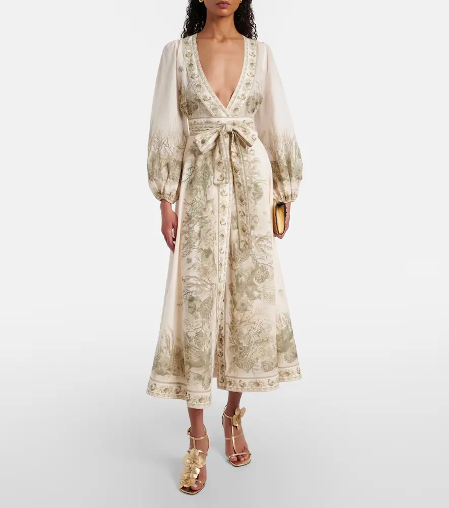 Zimmermann Wanderlust printed cotton wrap dress | Thumbnail 3