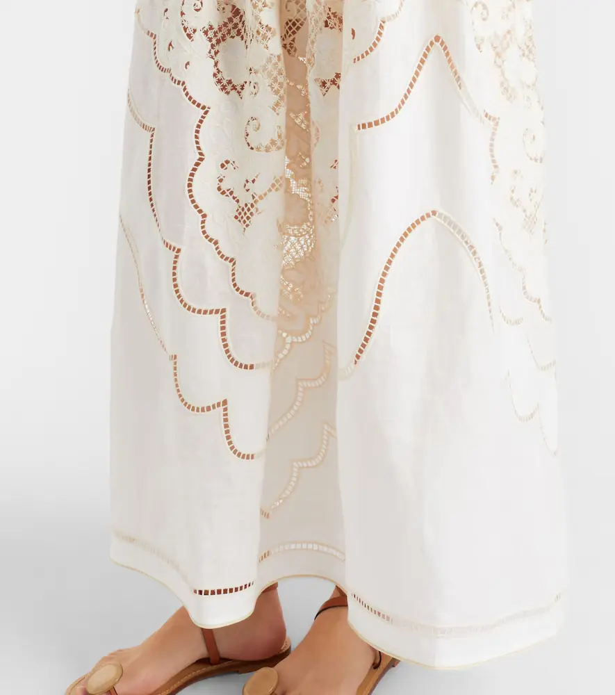 Zimmermann Daylight embroidered linen maxi skirt | Thumbnail 6 Zimmermann Daylight embroidered linen maxi skirt | Thumbnail 6
