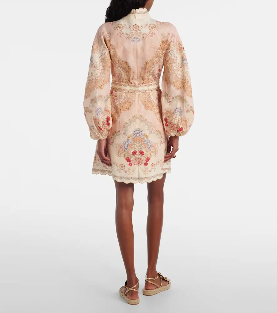 Zimmermann Daylight printed linen minidress | Thumbnail 2