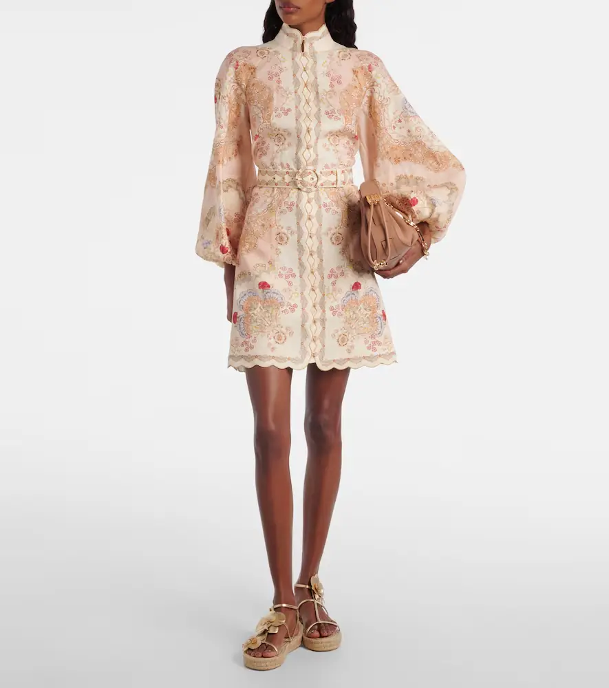 Zimmermann Daylight printed linen minidress | Thumbnail 3