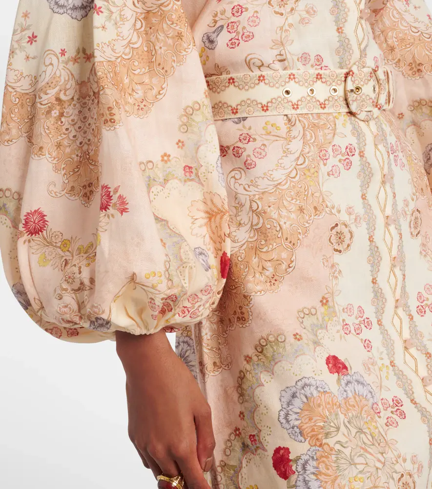 Zimmermann Daylight printed linen minidress | Thumbnail 4