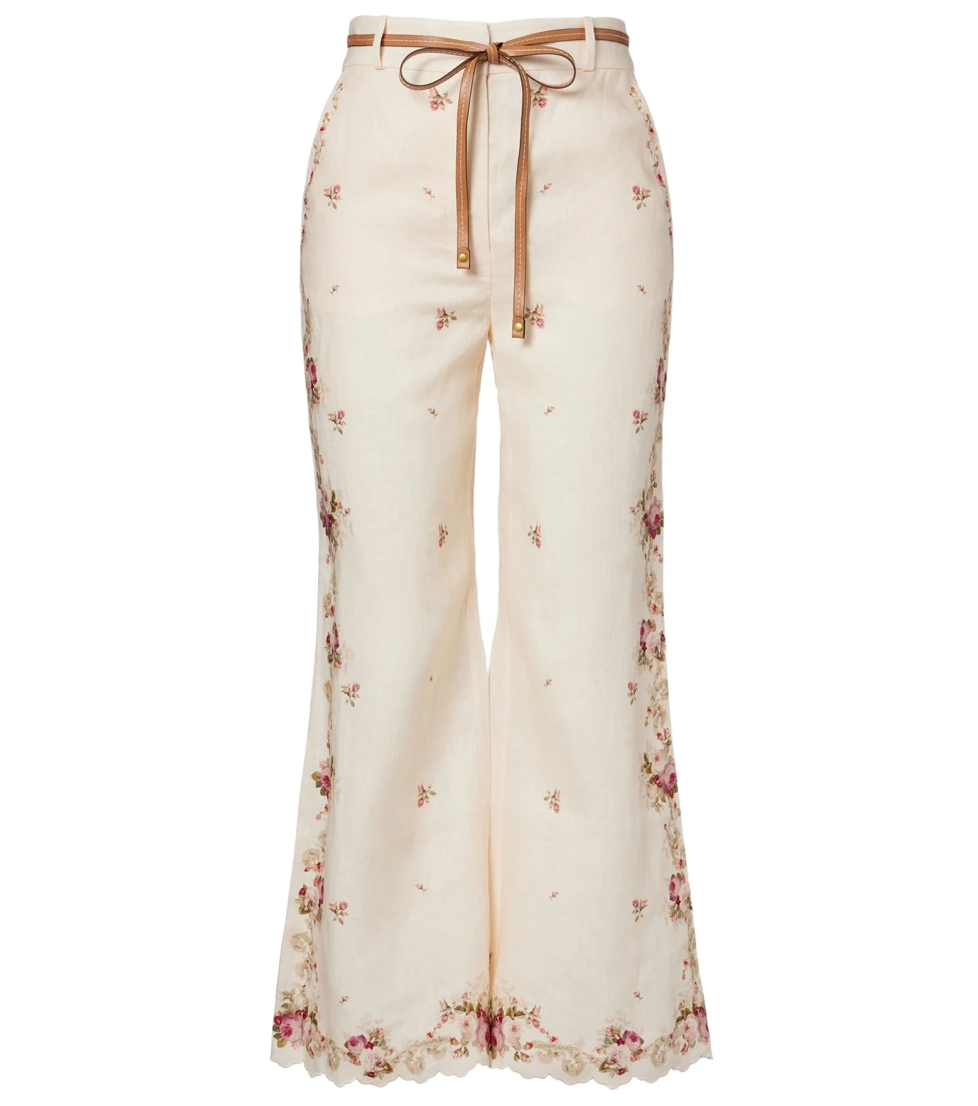 Patience floral linen flared pants Patience floral linen flared pants