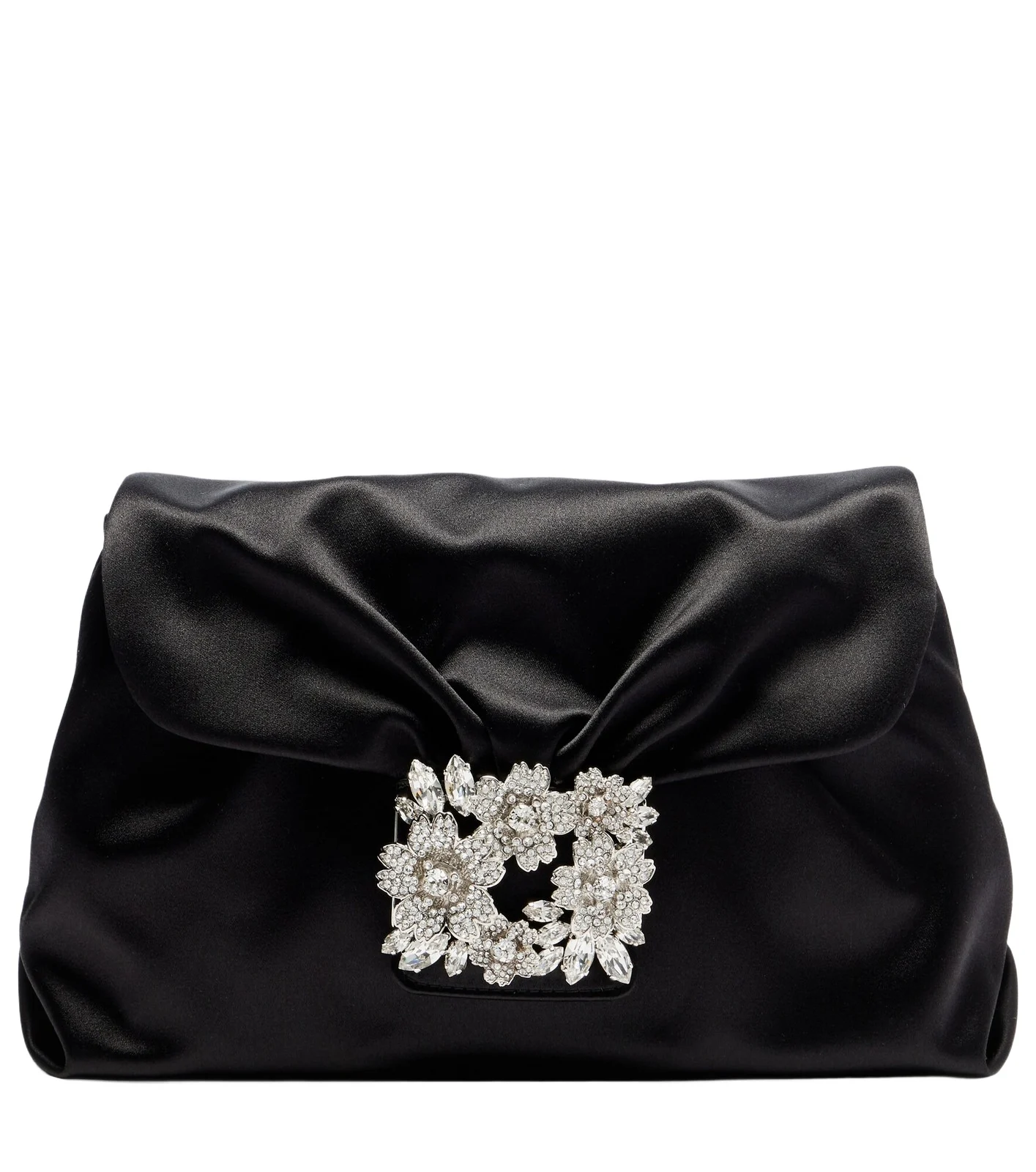 Efflorescence Mini satin clutch