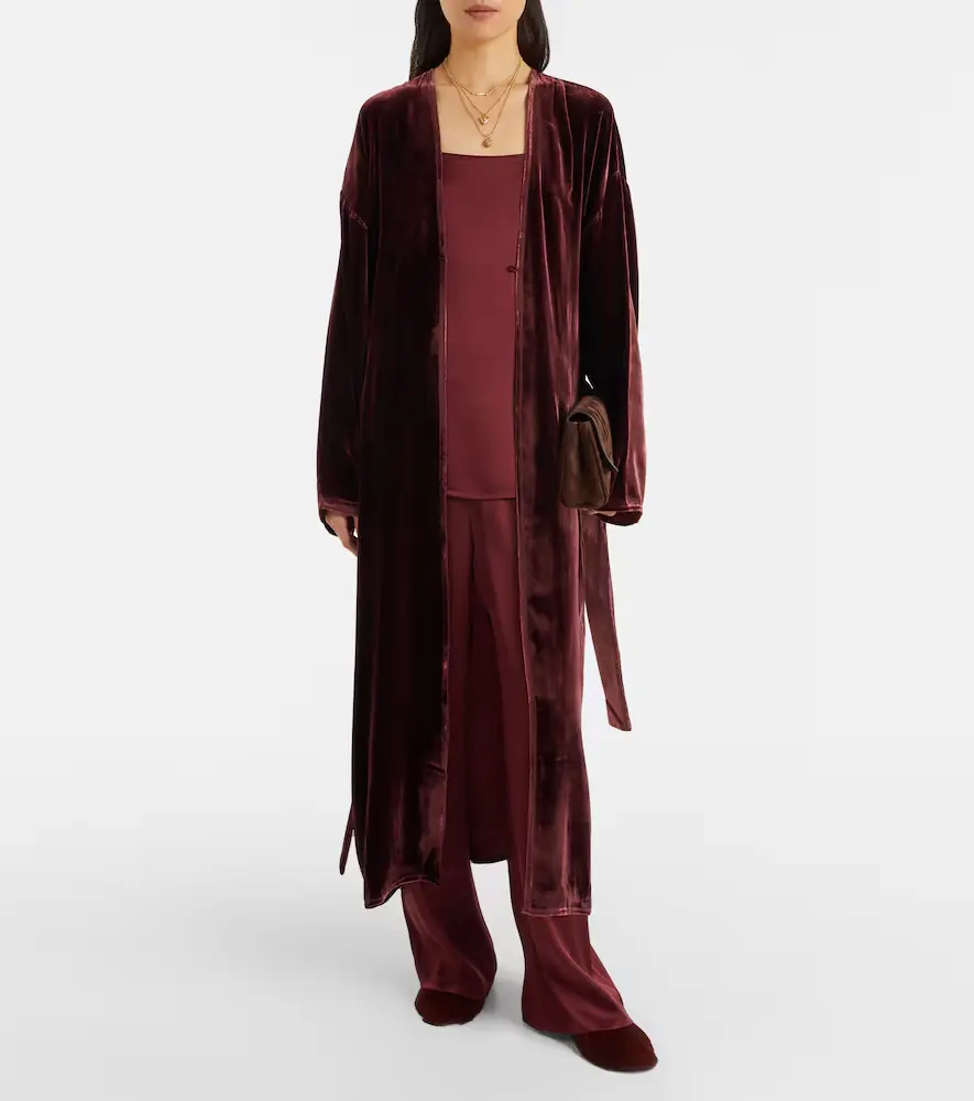Asceno Austin silk satin wide-leg pants | Thumbnail 2