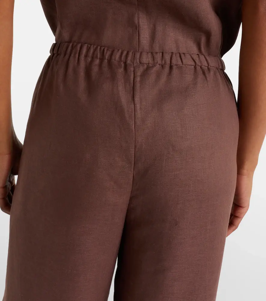 ASCENO Austin linen wide-leg pants | Thumbnail 4