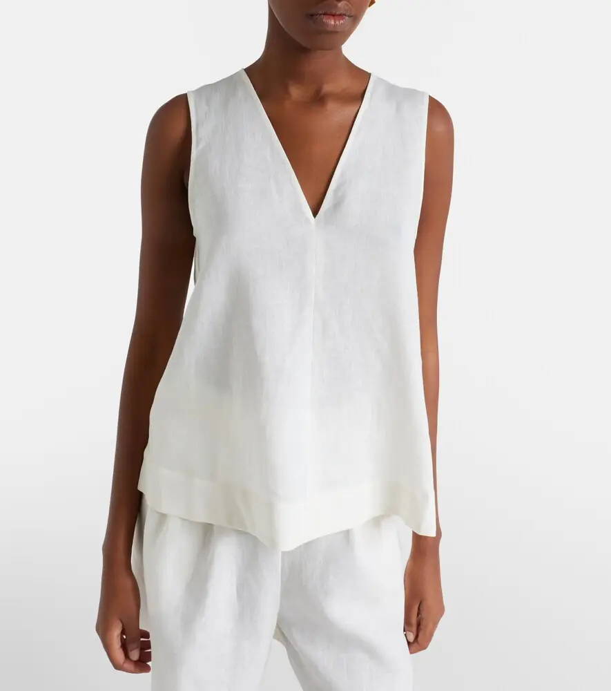 ASCENO Linen top | Thumbnail 4