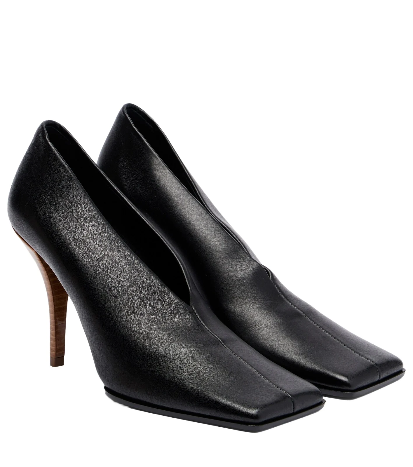 ALAÏA 90 leather pumps