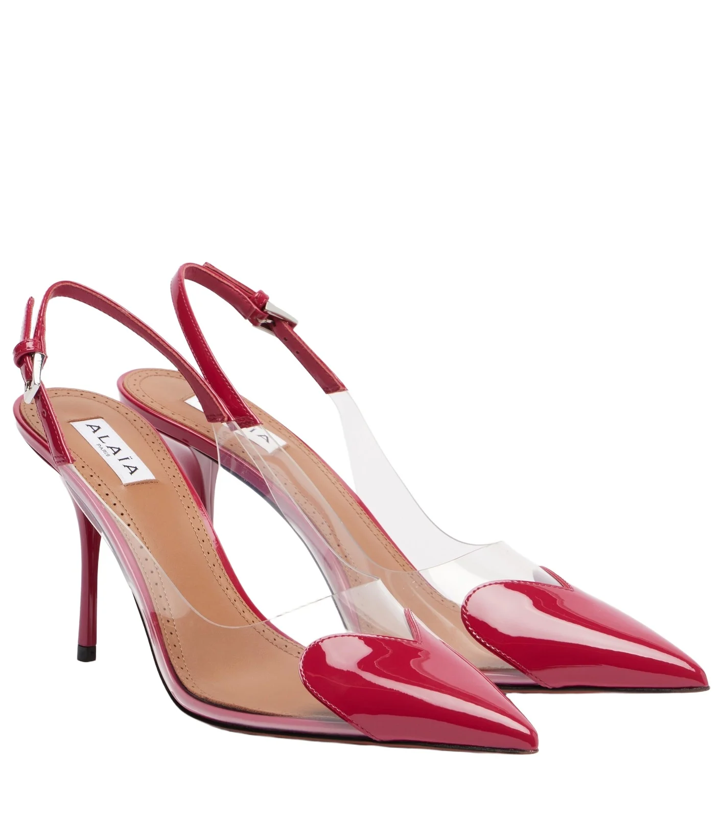 Le Coeur 90 patent leather slingback pumps Le Coeur 90 patent leather slingback pumps
