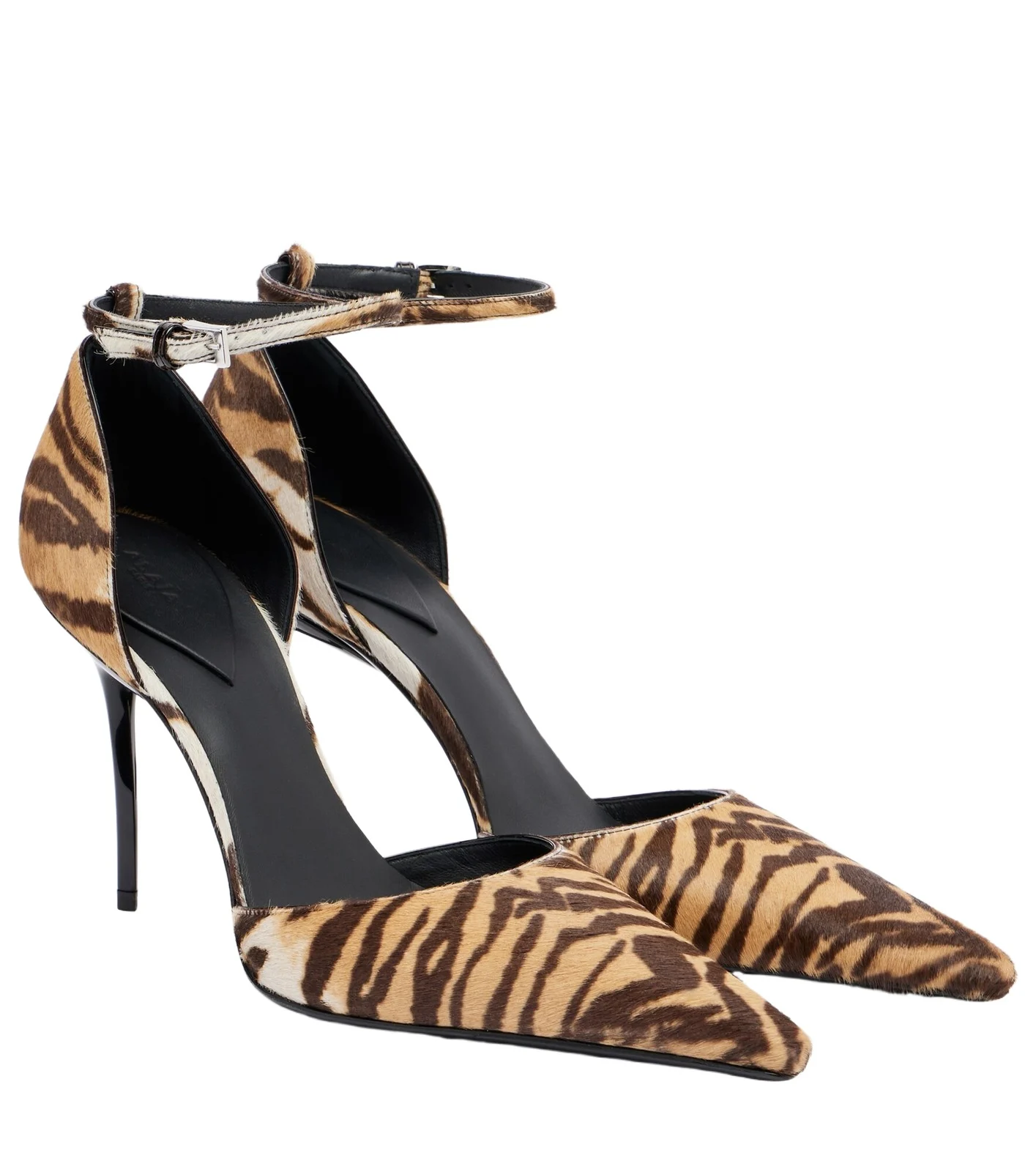 ALAÏA 90 tiger-print calf hair pumps ALAÏA 90 tiger-print calf hair pumps