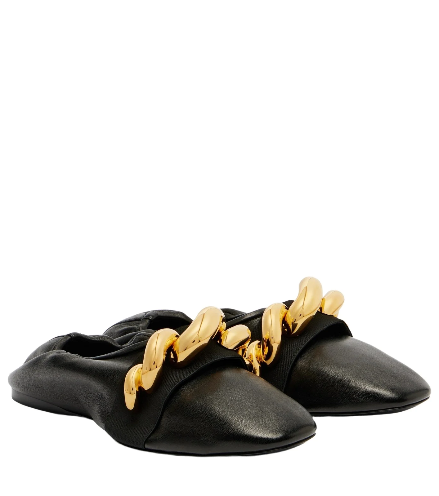 Alaïa Alaïa Jewel embellished leather ballet flats