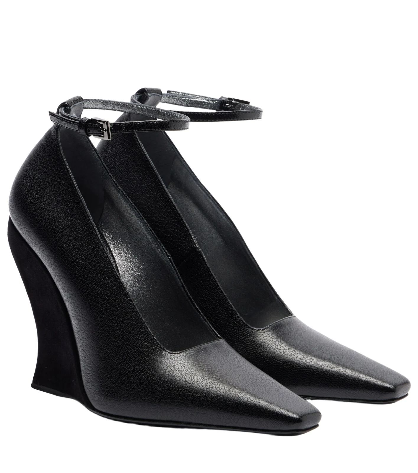 Alaïa 110 leather wedges