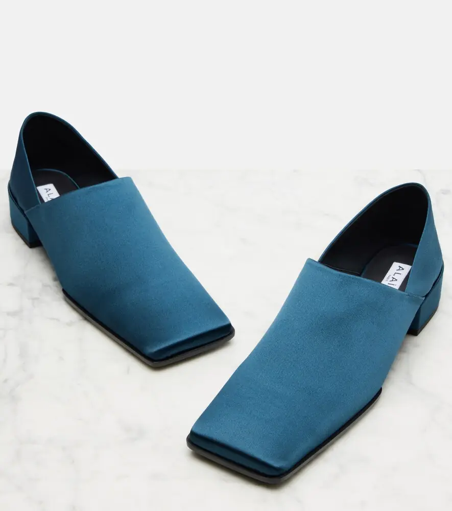 Alaïa Alaïa Satin slip-on shoes | Thumbnail 4