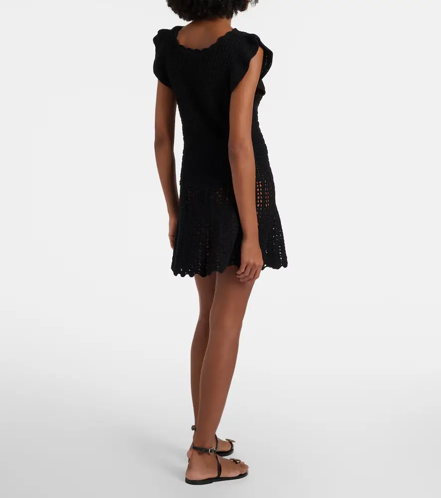 Melissa Odabash Bailey knitted cotton minidress | Thumbnail 3