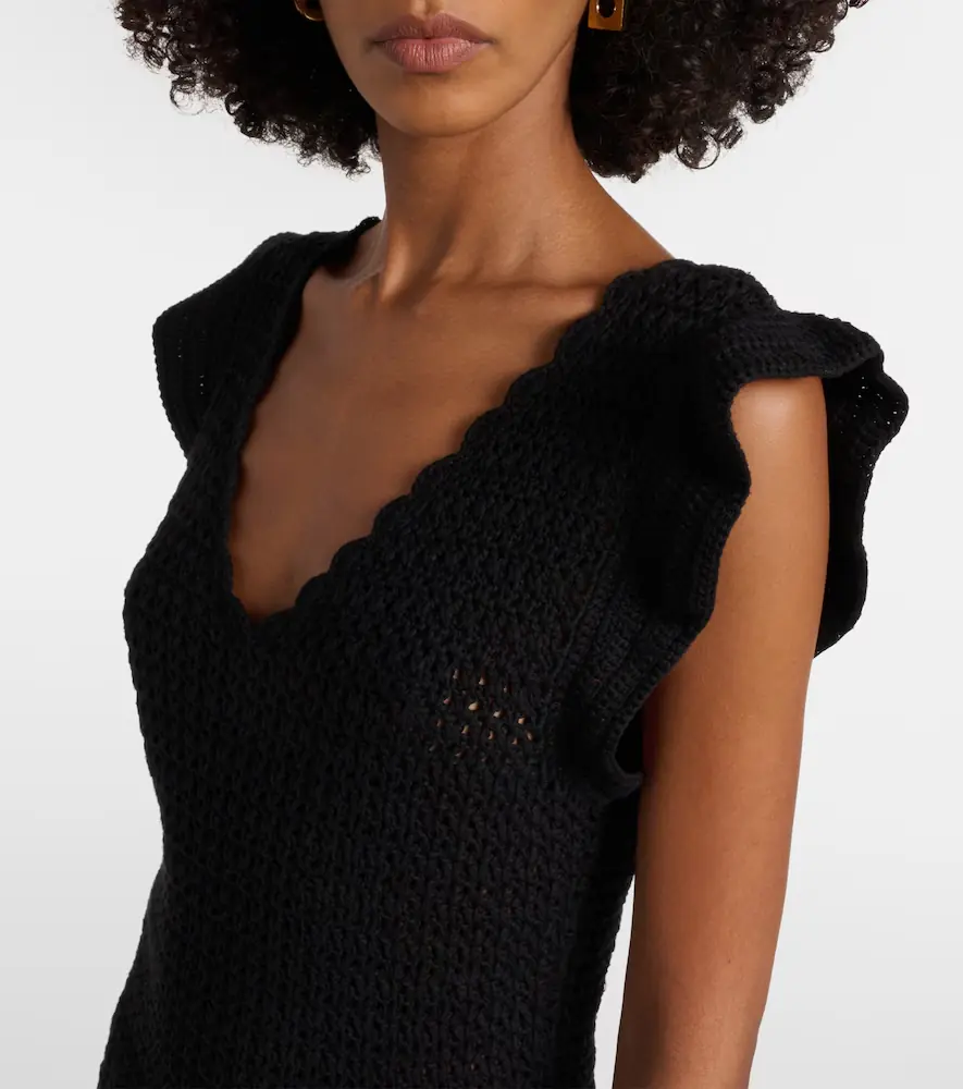 Melissa Odabash Bailey knitted cotton minidress | Thumbnail 4