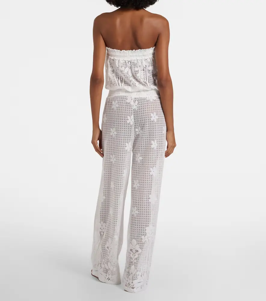 Melissa Odabash Viv cotton-blend jumpsuit | Thumbnail 2