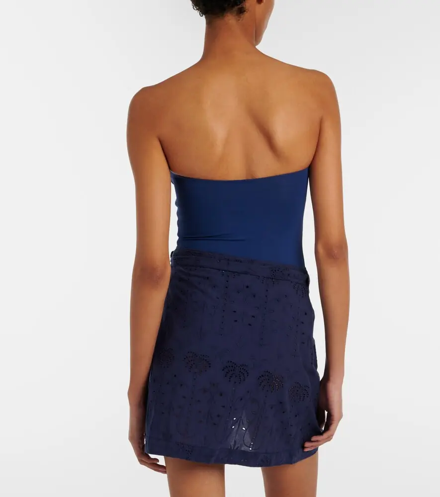 Melissa Odabash Embroidered cotton beach cover-up | Thumbnail 4